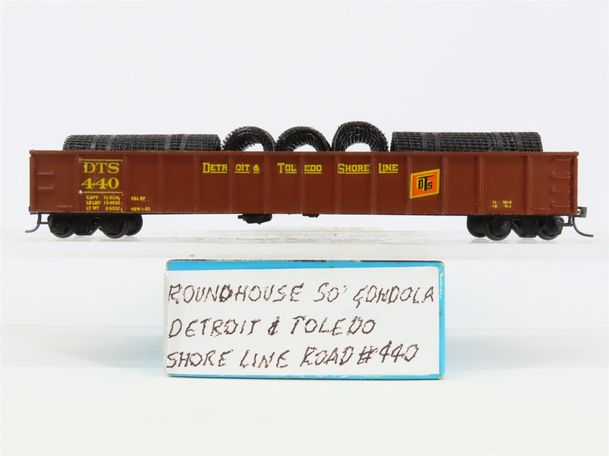 HO Athearn D&amp;T Detroit Toledo &amp; South Shore 50&#39; Gondola #440 Pro Custom w/Load