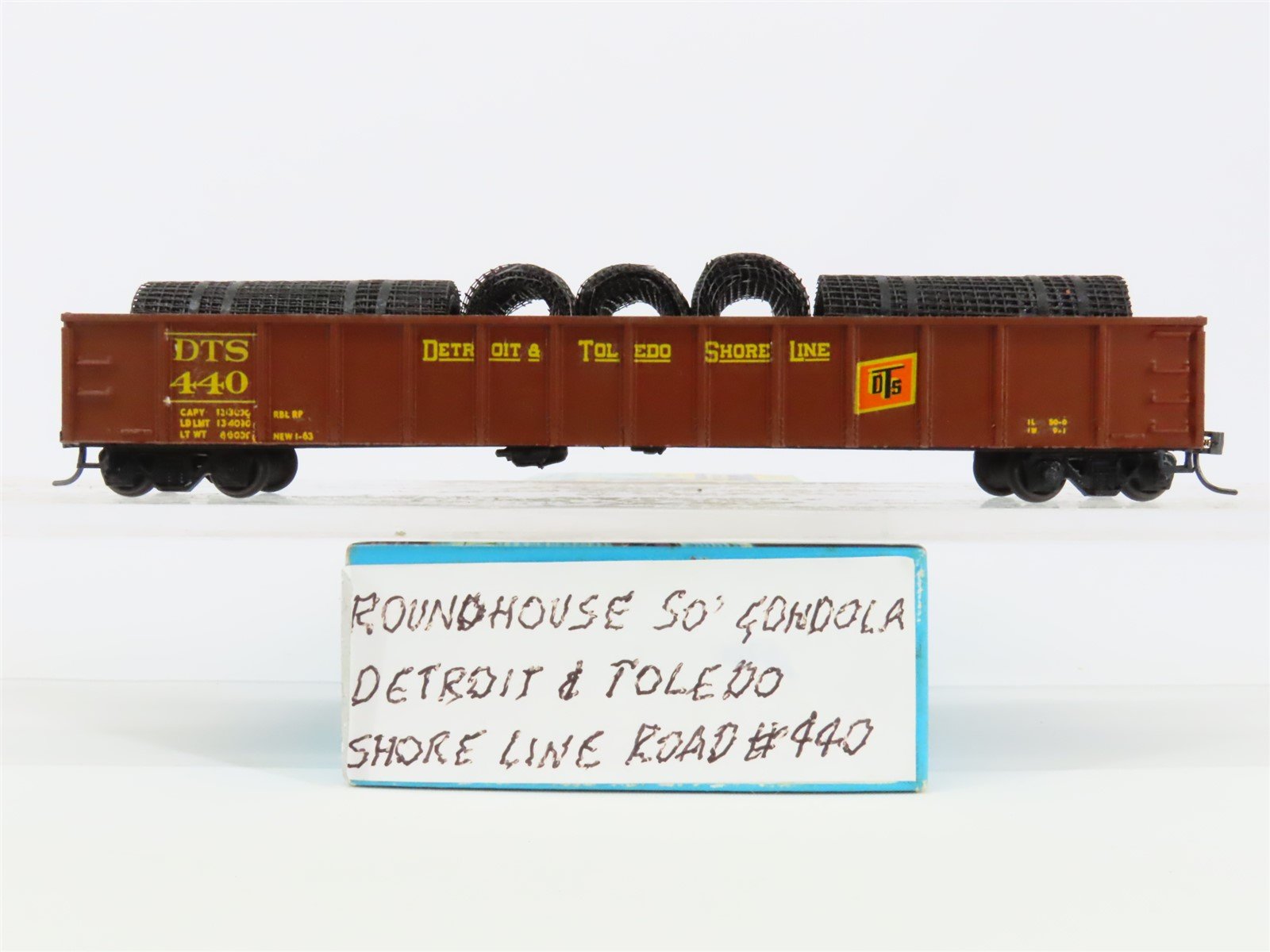 HO Athearn D&T Detroit Toledo & South Shore 50' Gondola #440 Pro Custom w/Load