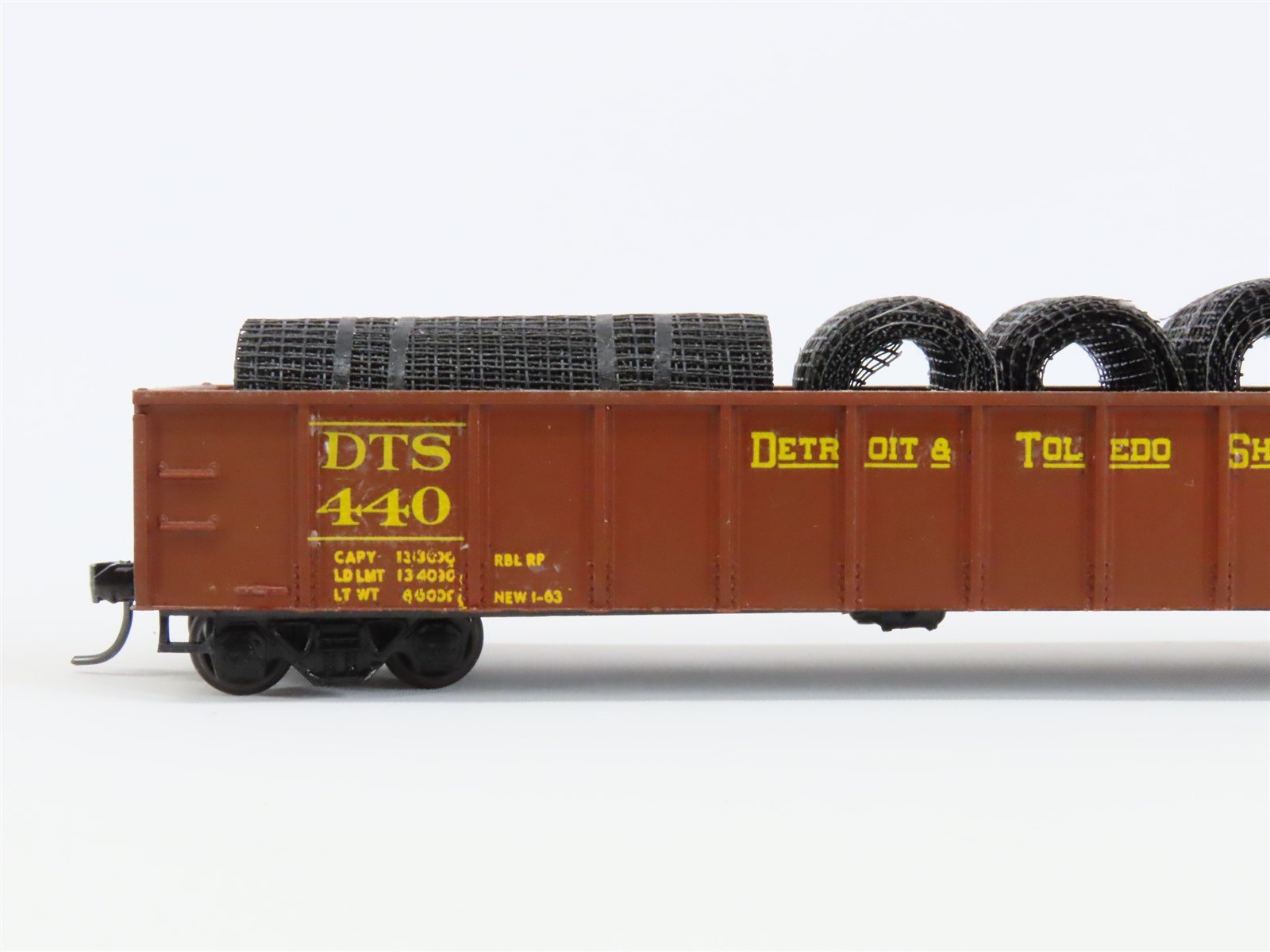 HO Athearn D&T Detroit Toledo & South Shore 50' Gondola #440 Pro Custom w/Load