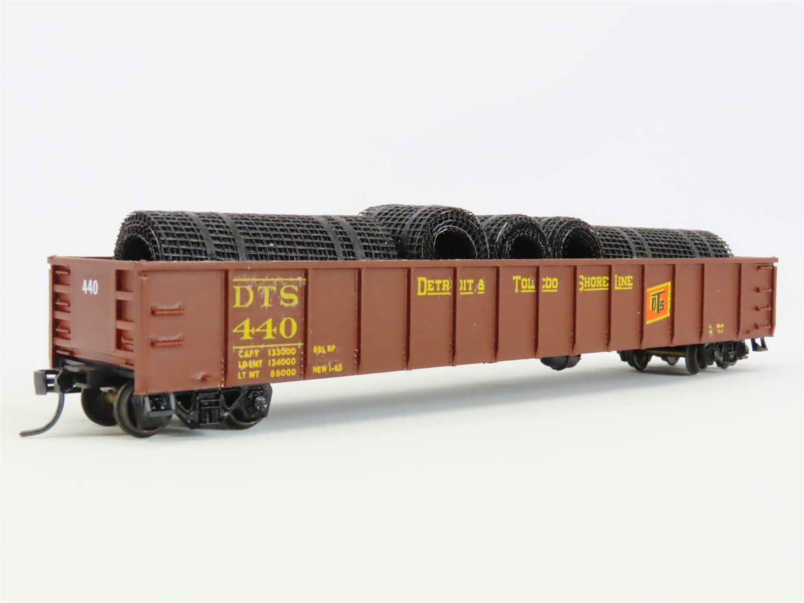 HO Athearn D&T Detroit Toledo & South Shore 50' Gondola #440 Pro Custom w/Load
