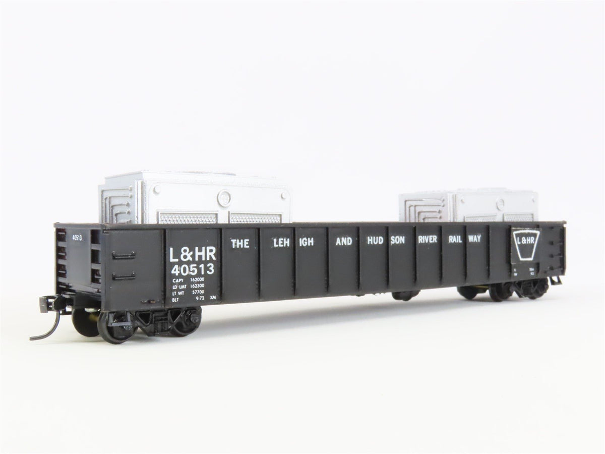 HO Scale MDC LHR Lehigh &amp; Hudson River 50&#39; Gondola Car #40513 Pro Custom w/ Load