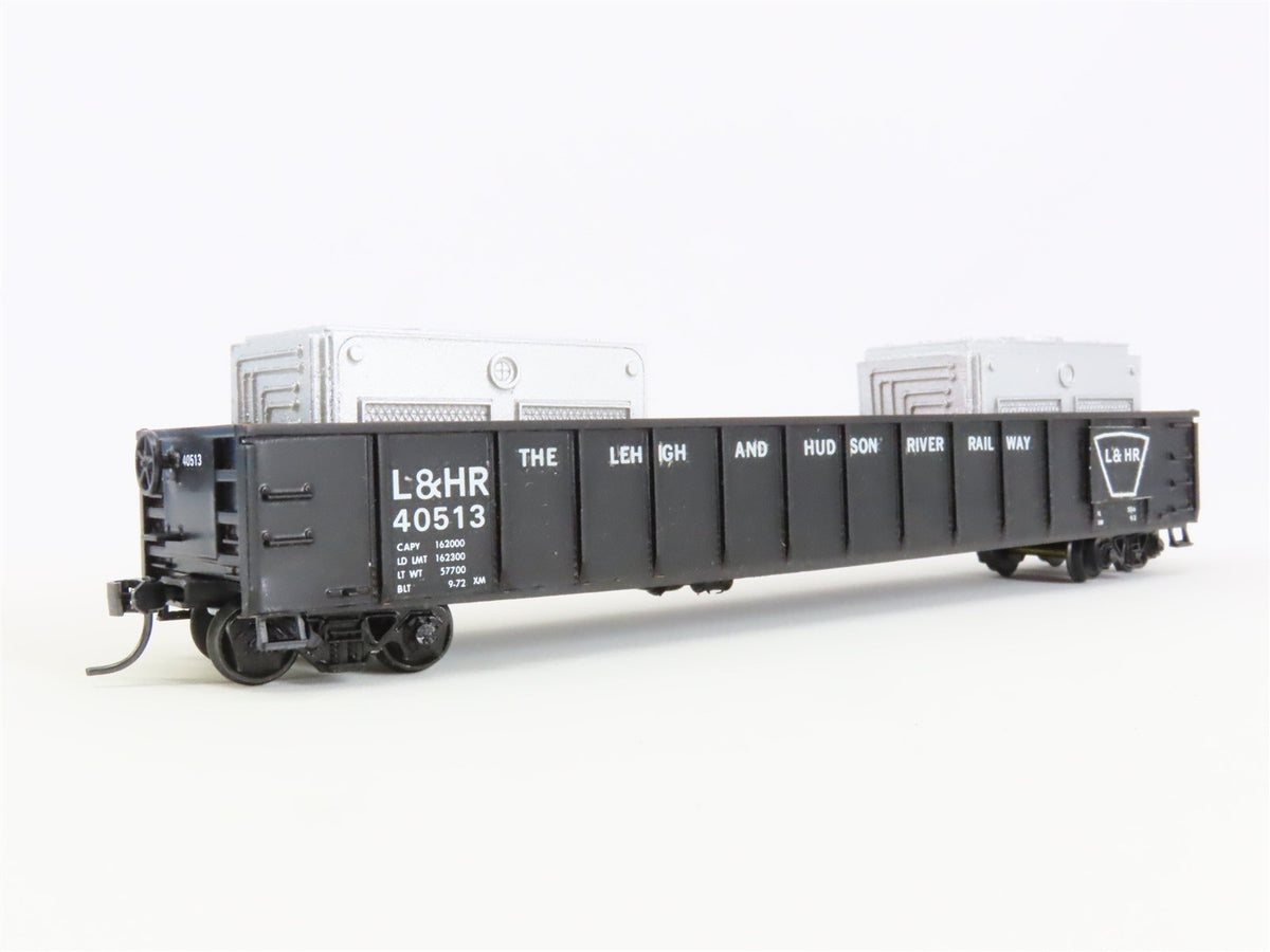 HO Scale MDC LHR Lehigh &amp; Hudson River 50&#39; Gondola Car #40513 Pro Custom w/ Load