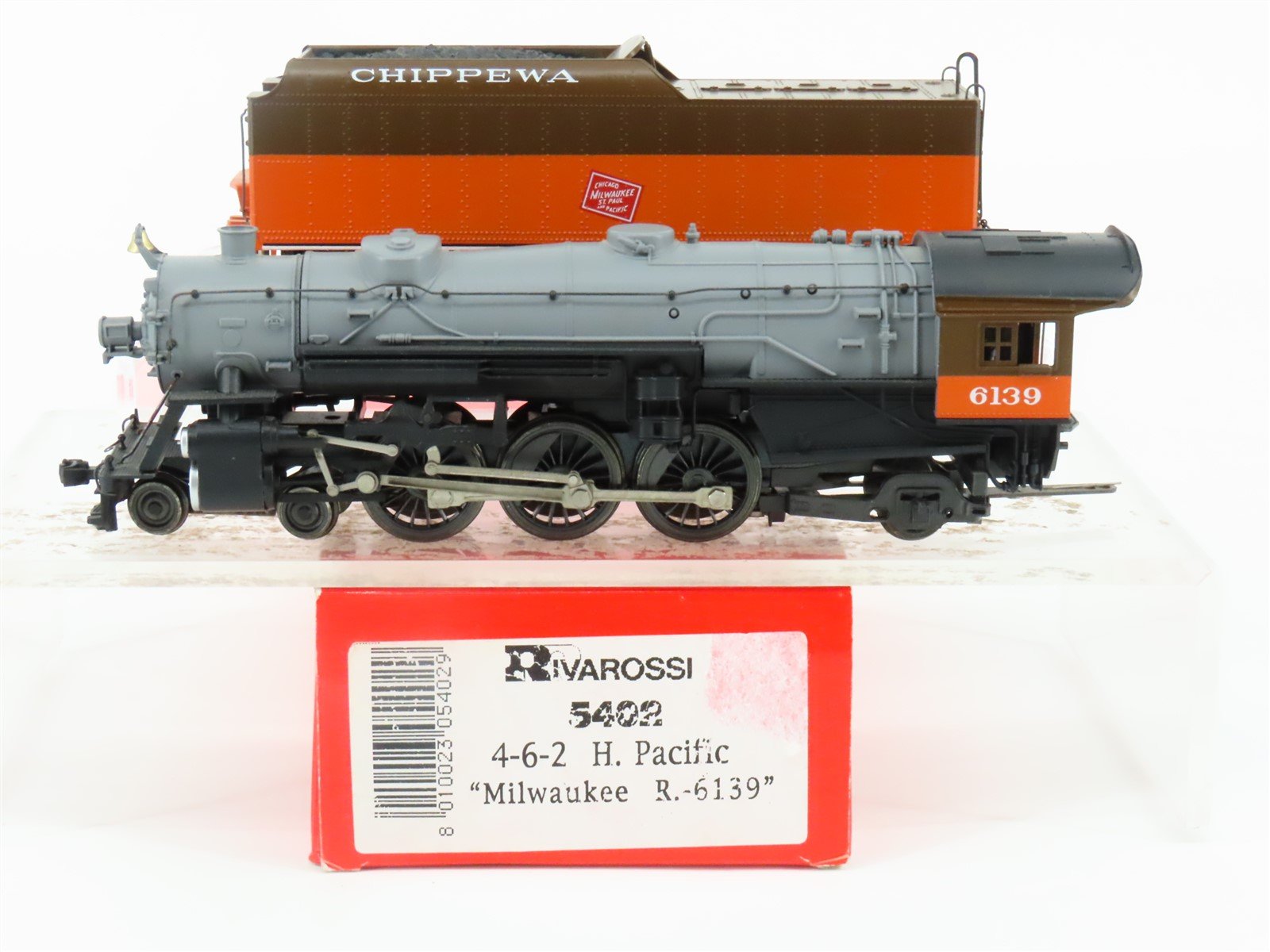 HO Scale Rivarossi 5402 MILW Milwaukee Road 4-6-2 Heavy Pacific Steam #6139