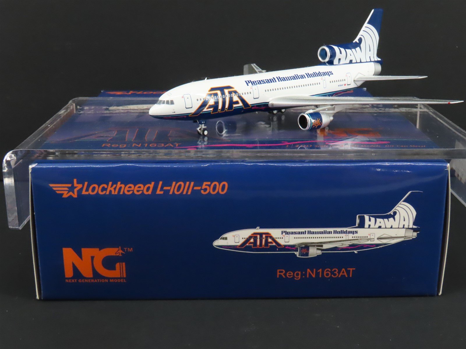 1:400 Scale NG Models 35012 ATA "Hawaii" Lockheed L-1011-500 Aircraft N163AT
