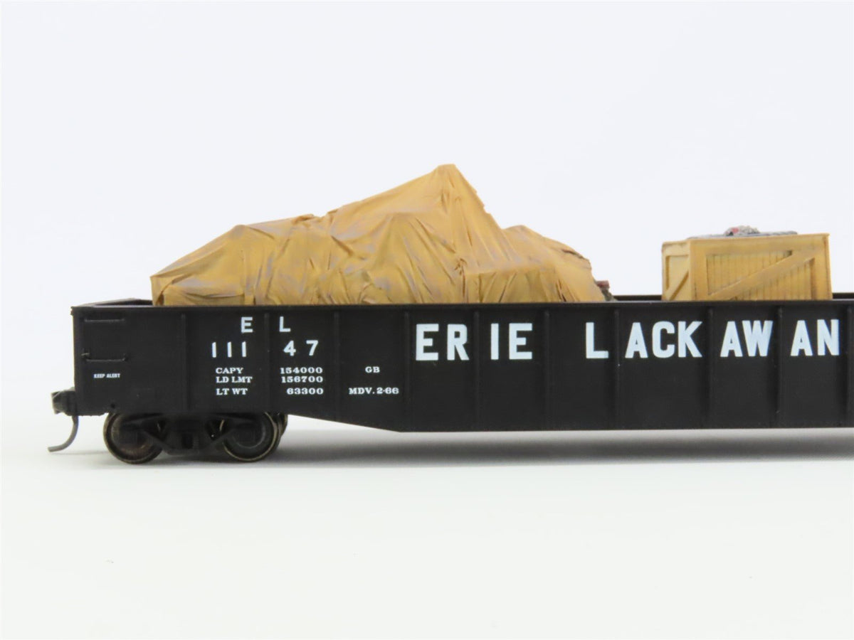 HO Scale Proto 2000 EL Erie Lackawanna 52&#39; Gondola #11147 w/ Custom Load