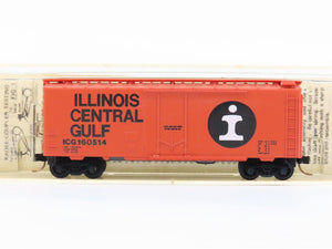 N Kadee Micro-Trains MTL 21070 ICG Illinois Central Gulf 40' Box Car #160514