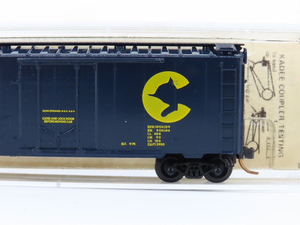 N Scale Kadee Micro-Trains MTL 21090 B&amp;O Chessie System 40&#39; Box Car #293981