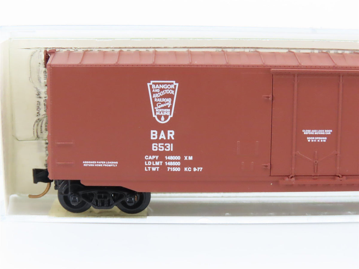 N Scale Kadee Micro-Trains MTL 38140 BAR Bangor &amp; Aroostook 50&#39; Box Car #6531