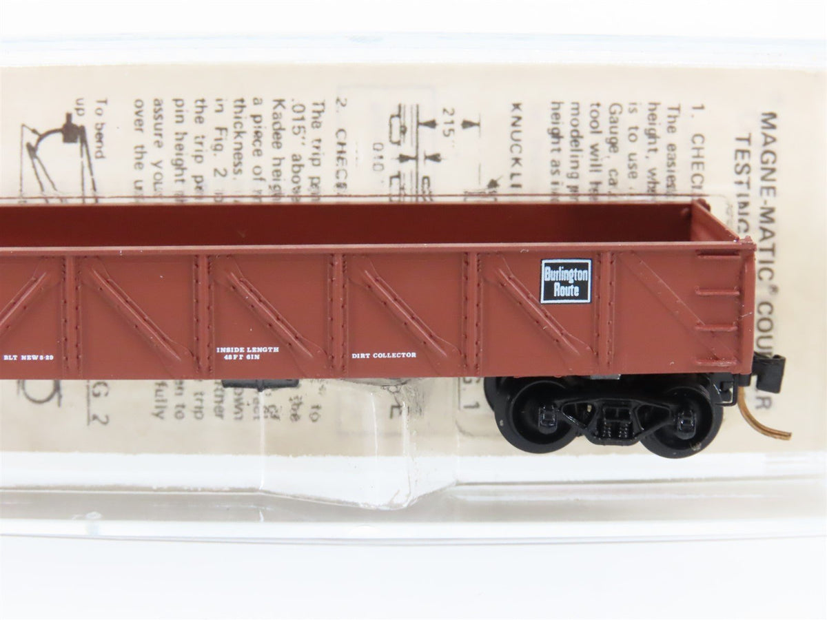 N Scale Kadee Micro-Trains MTL 60020 CB&amp;Q Burlington Route 50&#39; Gondola #195499