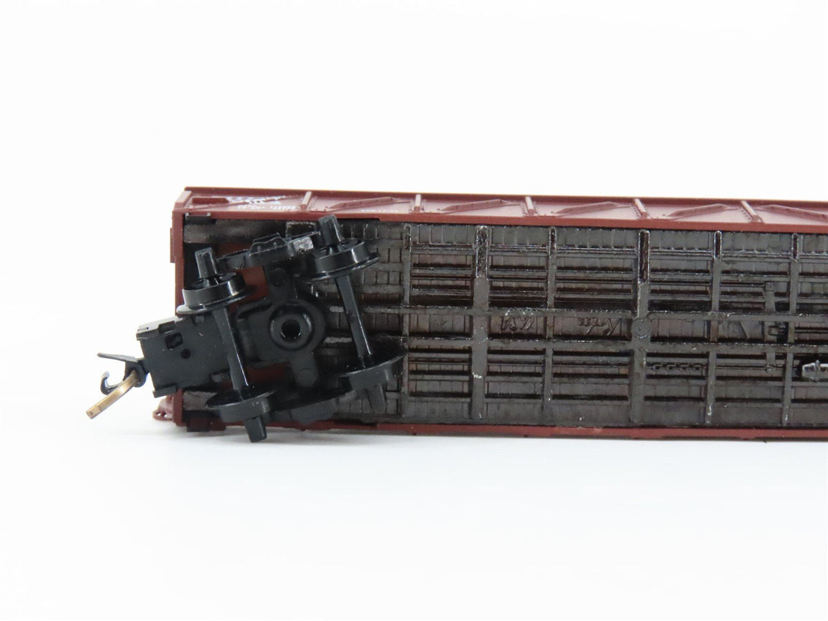 N Kadee Micro-Trains MTL 60010 CMSTP&amp;P MILW Milwaukee 50&#39; Gondola #80354 w/ Load