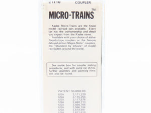 N Scale Kadee Micro-Trains MTL 21110 ATSF Santa Fe 40' Plug Door Box Car #149978