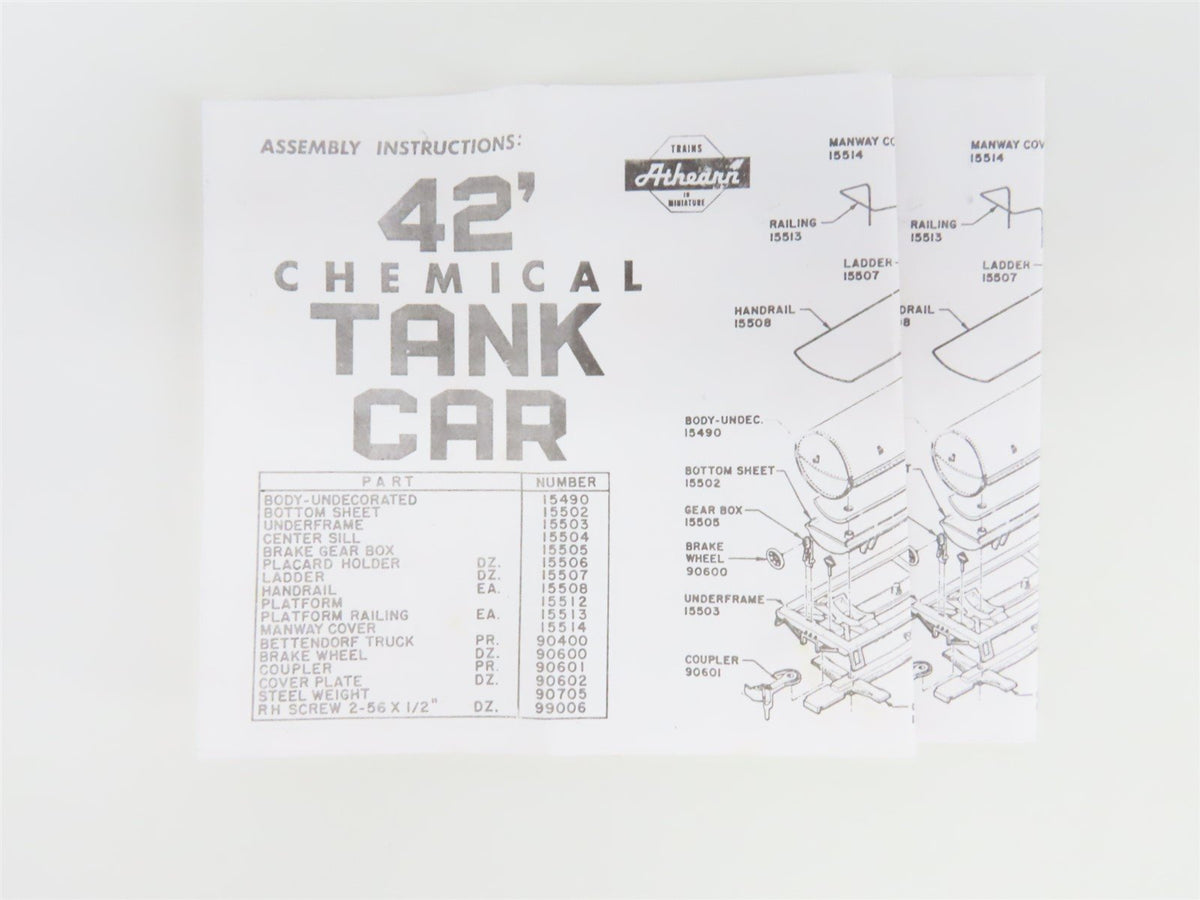 HO Scale Bev-Bel 2255 GATX Brea Chemicals 42&#39; Single Dome Tankcar #77428