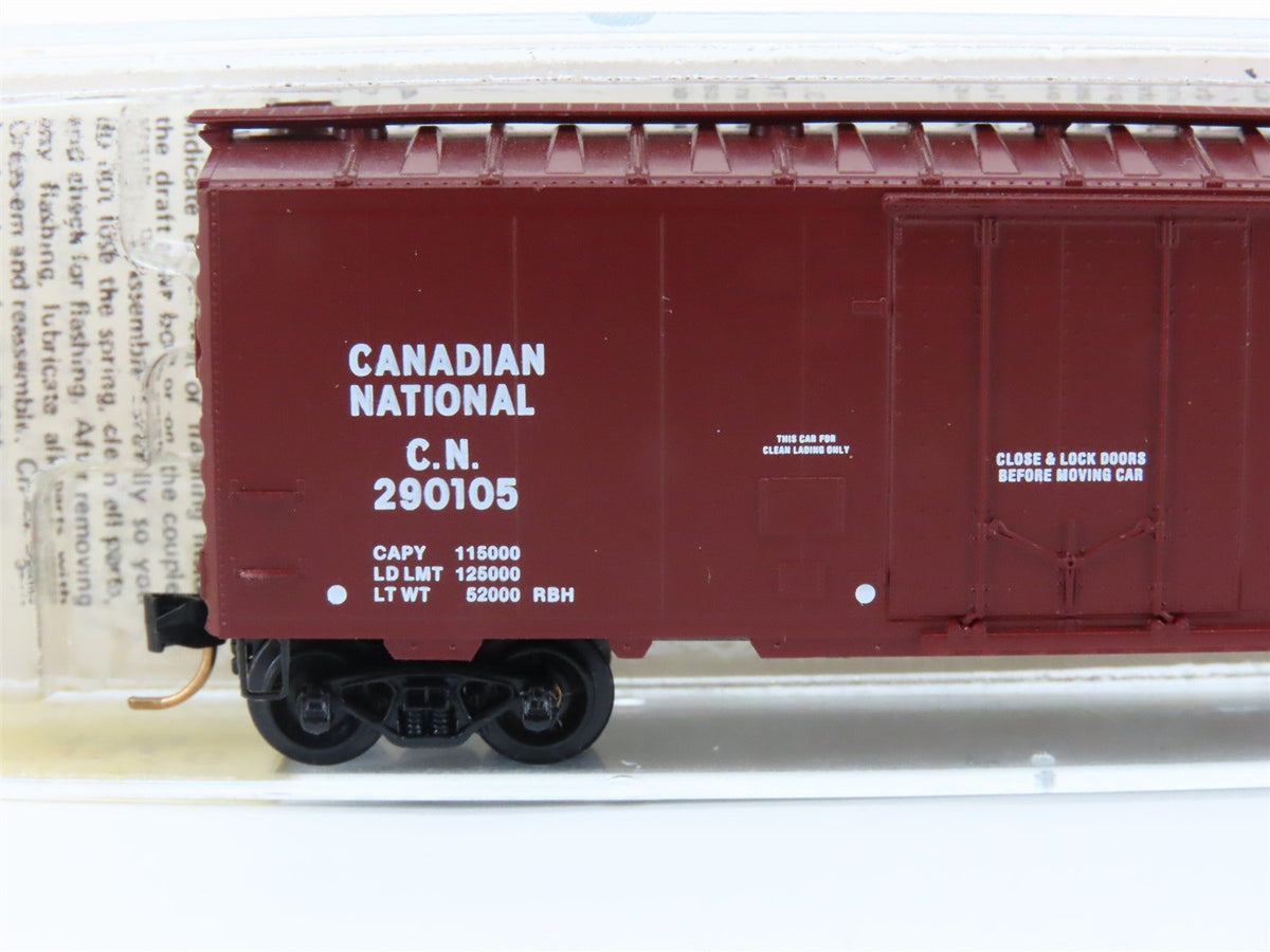 N Scale Kadee Micro-Trains MTL 21120 CN Canadian National 40&#39; Box Car #290105