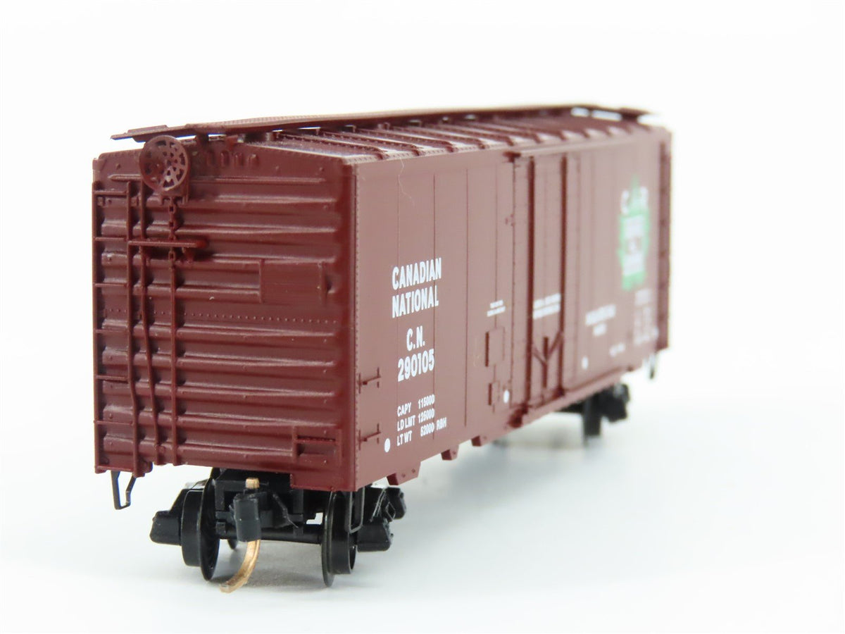 N Scale Kadee Micro-Trains MTL 21120 CN Canadian National 40&#39; Box Car #290105