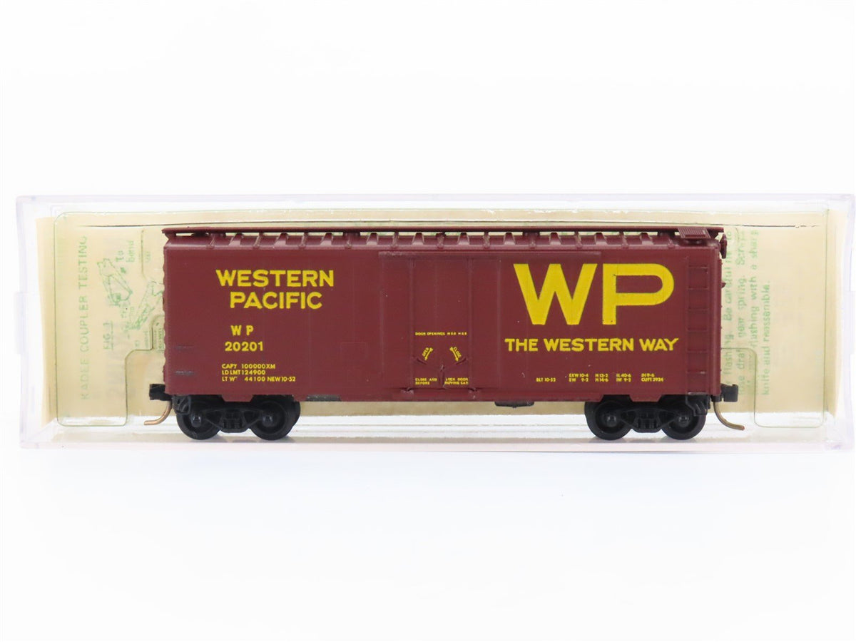 N Scale Kadee Micro-Trains MTL 21201 WP Western Pacific 40&#39; Box Car #20201