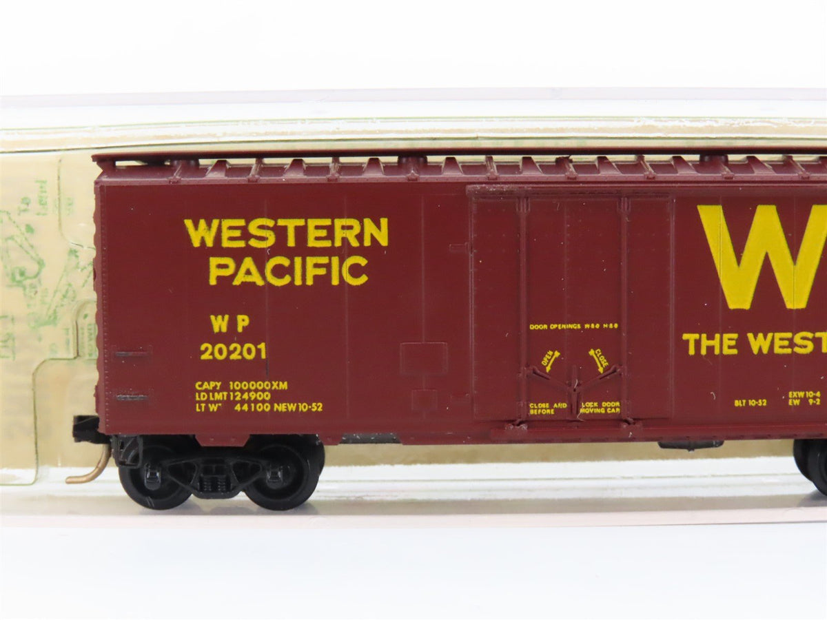 N Scale Kadee Micro-Trains MTL 21201 WP Western Pacific 40&#39; Box Car #20201