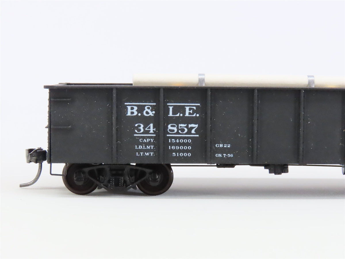 HO Accurail 3743 BLE Bessemer Lake Erie 41&#39; Gondola Car #34857 w/ Custom Load