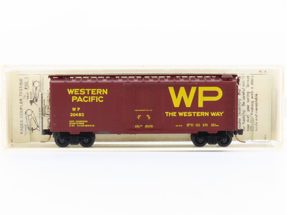 N Scale Kadee Micro-Trains MTL 21050 WP Western Pacific 40&#39; Box Car #20482