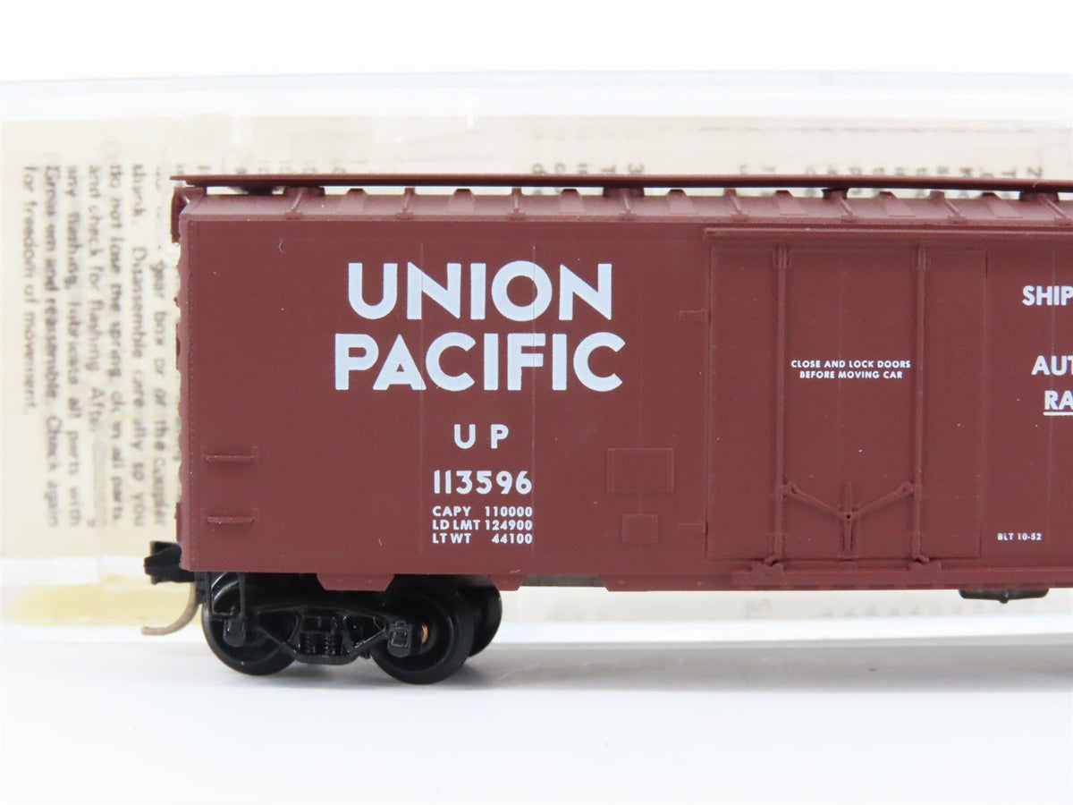 N Scale Kadee Micro-Trains MTL 21140 UP Union Pacific 40&#39; Box Car #113596