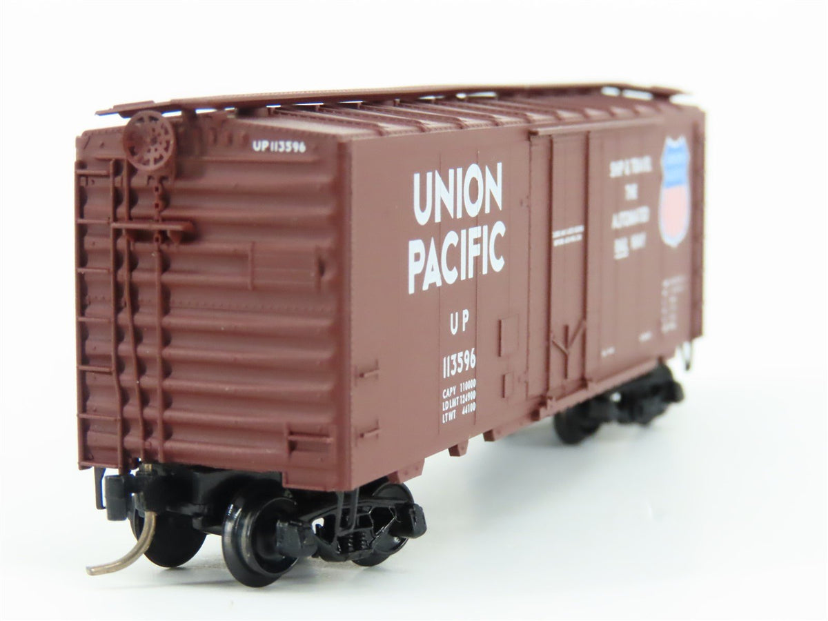 N Scale Kadee Micro-Trains MTL 21140 UP Union Pacific 40&#39; Box Car #113596