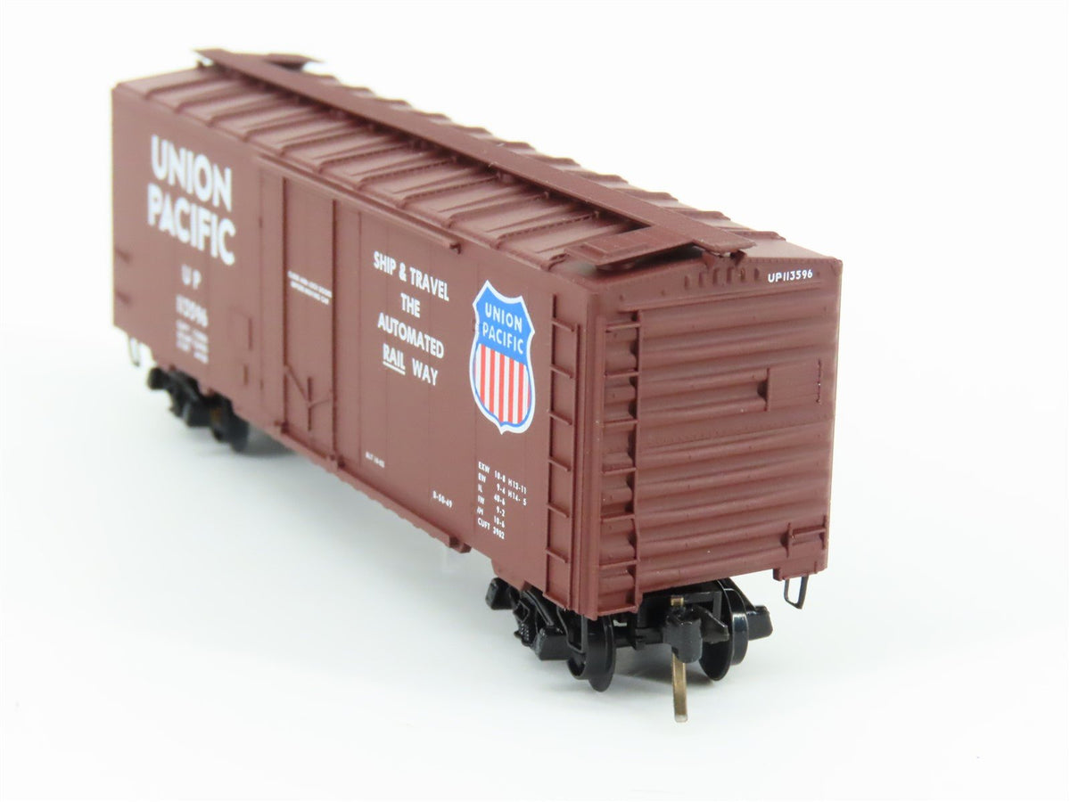 N Scale Kadee Micro-Trains MTL 21140 UP Union Pacific 40&#39; Box Car #113596