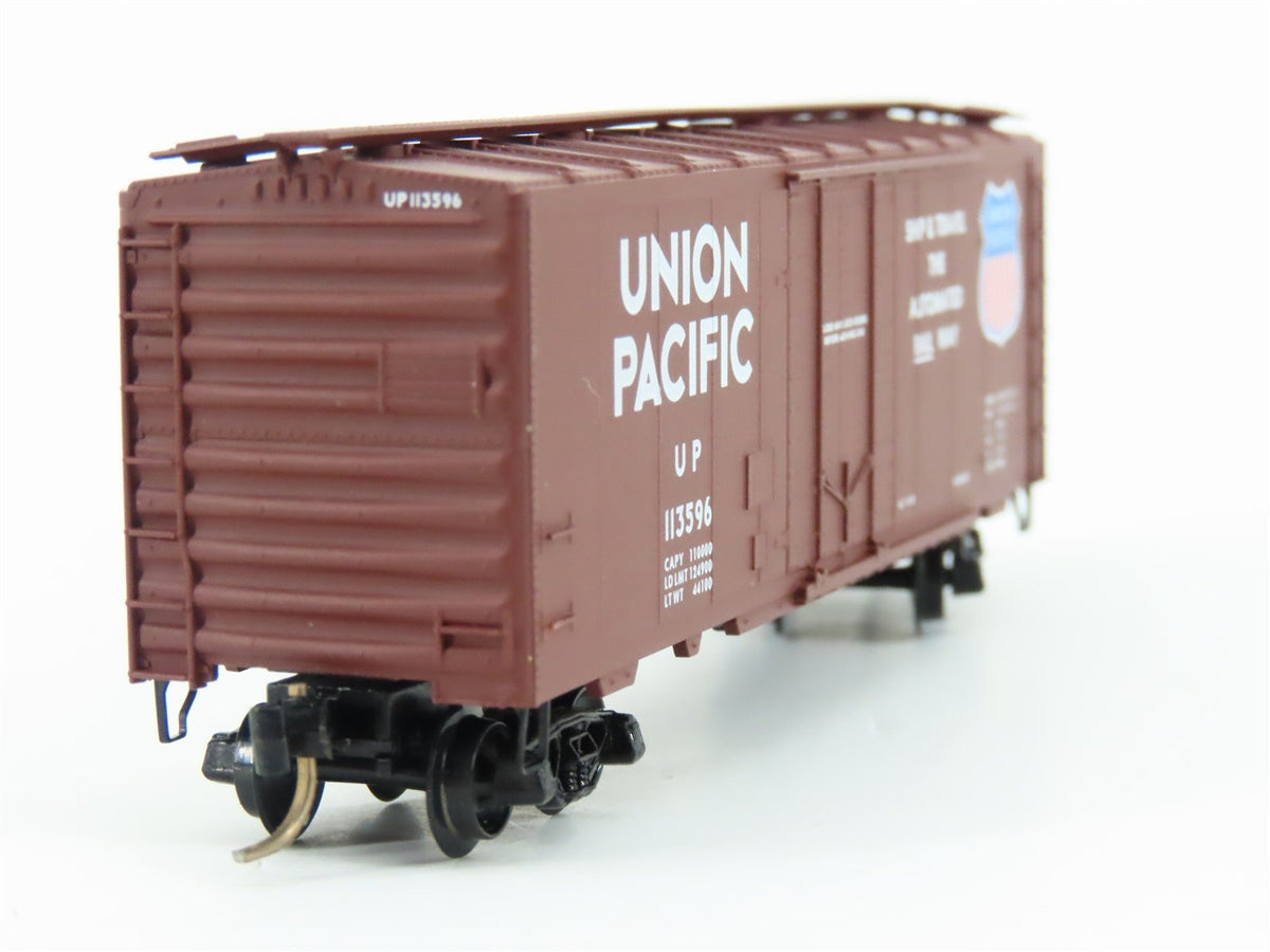 N Scale Kadee Micro-Trains MTL 21140 UP Union Pacific 40&#39; Box Car #113596