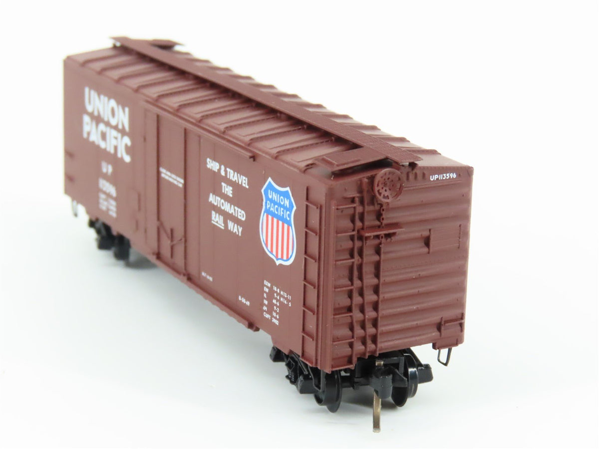 N Scale Kadee Micro-Trains MTL 21140 UP Union Pacific 40&#39; Box Car #113596