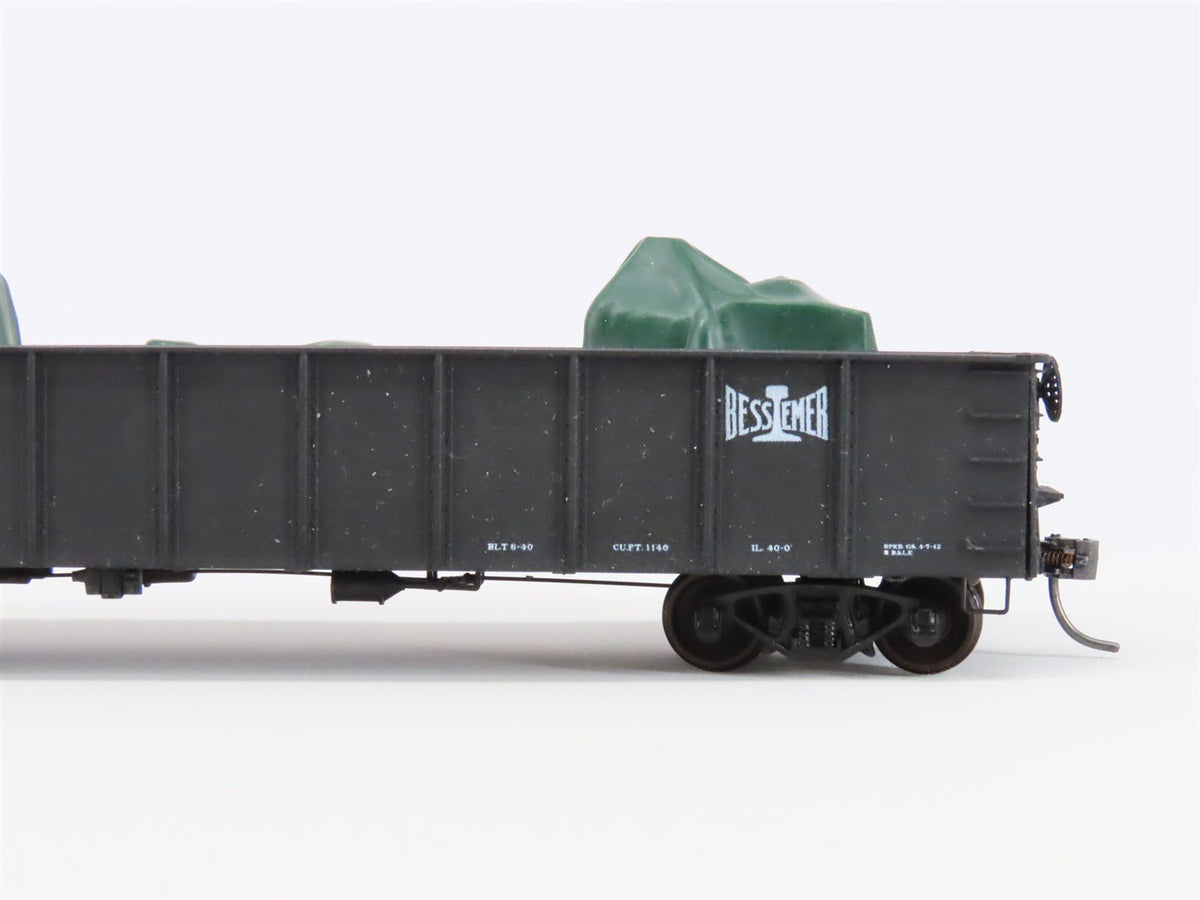 HO Accurail 3743 BLE Bessemer Lake Erie 41&#39; Gondola Car #34926 w/ Custom Load