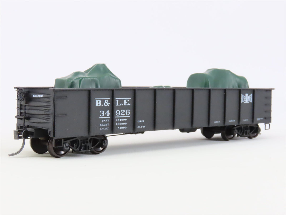 HO Accurail 3743 BLE Bessemer Lake Erie 41&#39; Gondola Car #34926 w/ Custom Load