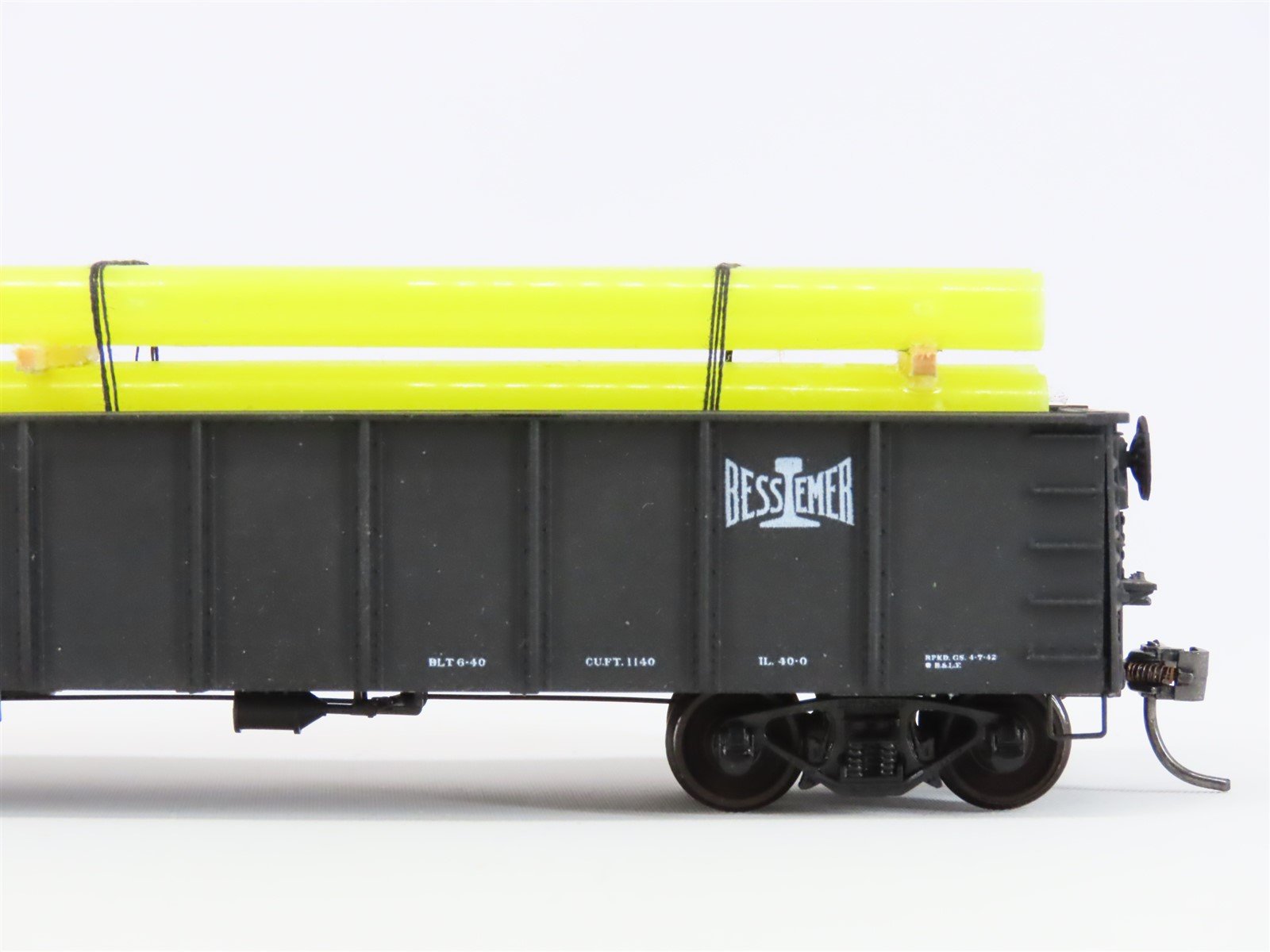 HO Accurail 3743 BLE Bessemer Lake Erie 41' Gondola Car #34857 w/ Custom Load