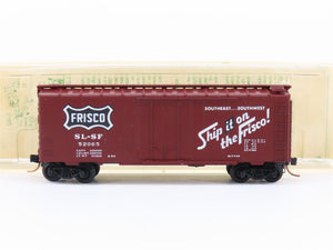 N Scale Kadee Micro-Trains MTL 21145 SL-SF Frisco 40' Plug Door Box Car #52065