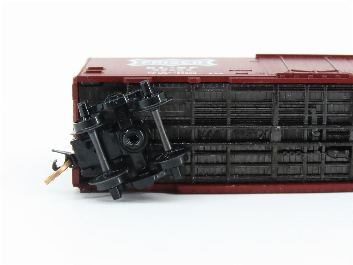 N Scale Kadee Micro-Trains MTL 21145 SL-SF Frisco 40&#39; Plug Door Box Car #52065