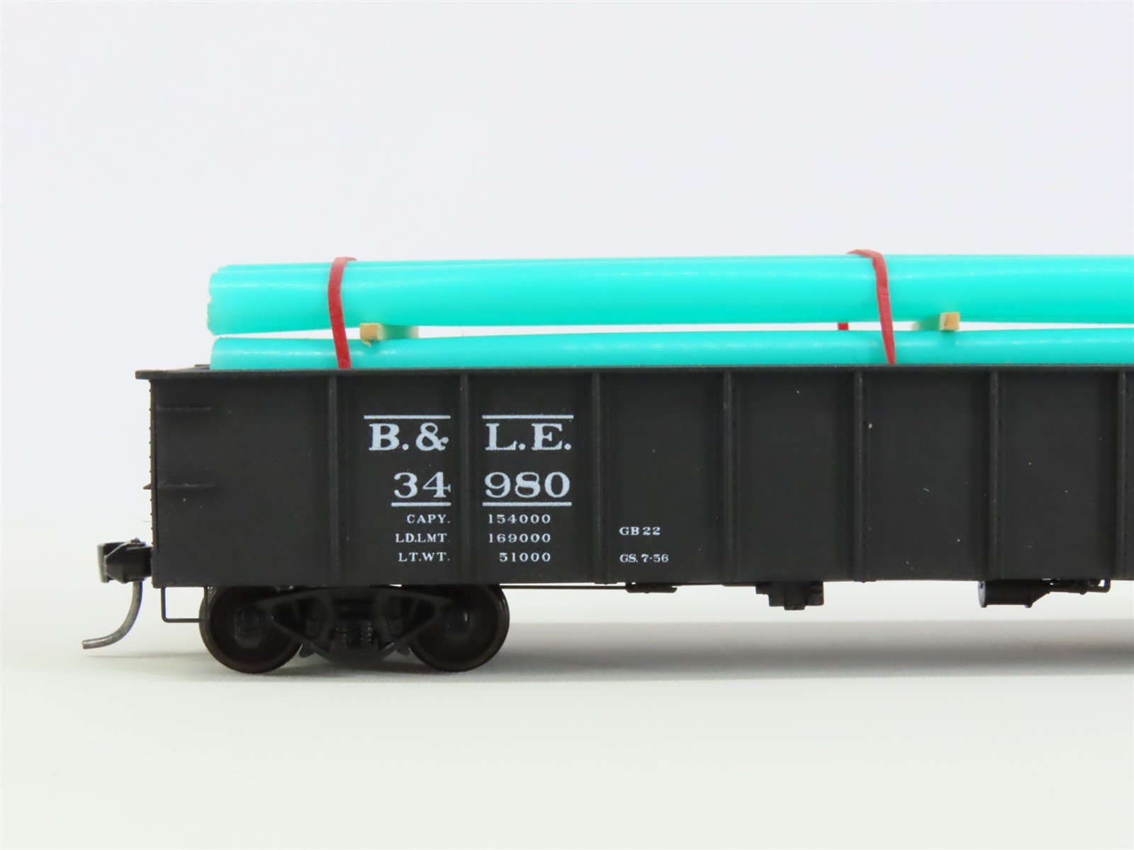 HO Accurail 3743 BLE Bessemer Lake Erie 41' Gondola Car #34980 w/ Custom Load