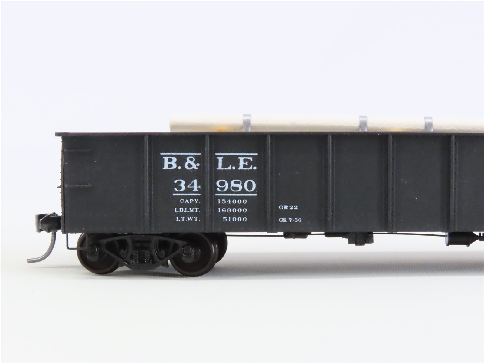 HO Accurail 3743 BLE Bessemer Lake Erie 41' Gondola Car #34980 w/ Custom Load