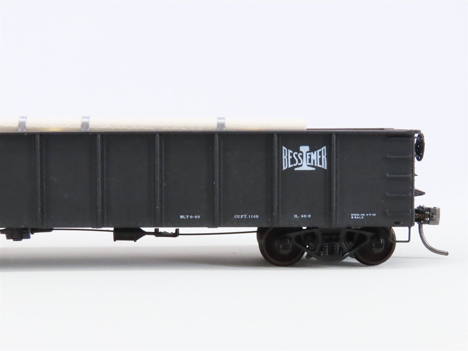 HO Accurail 3743 BLE Bessemer Lake Erie 41' Gondola Car #34980 w/ Custom Load
