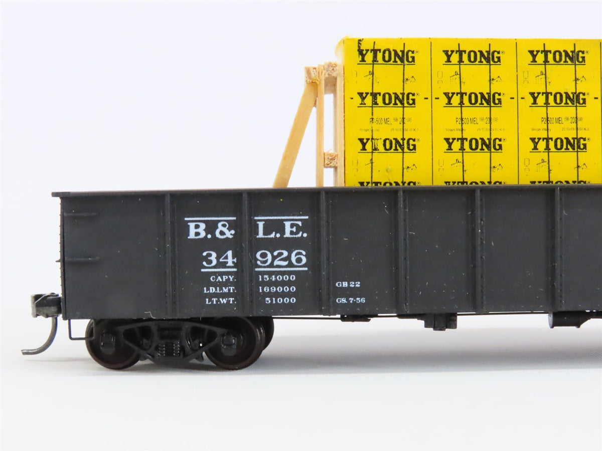 HO Accurail 3743 BLE Bessemer Lake Erie 41&#39; Gondola Car #34926 w/ Custom Load