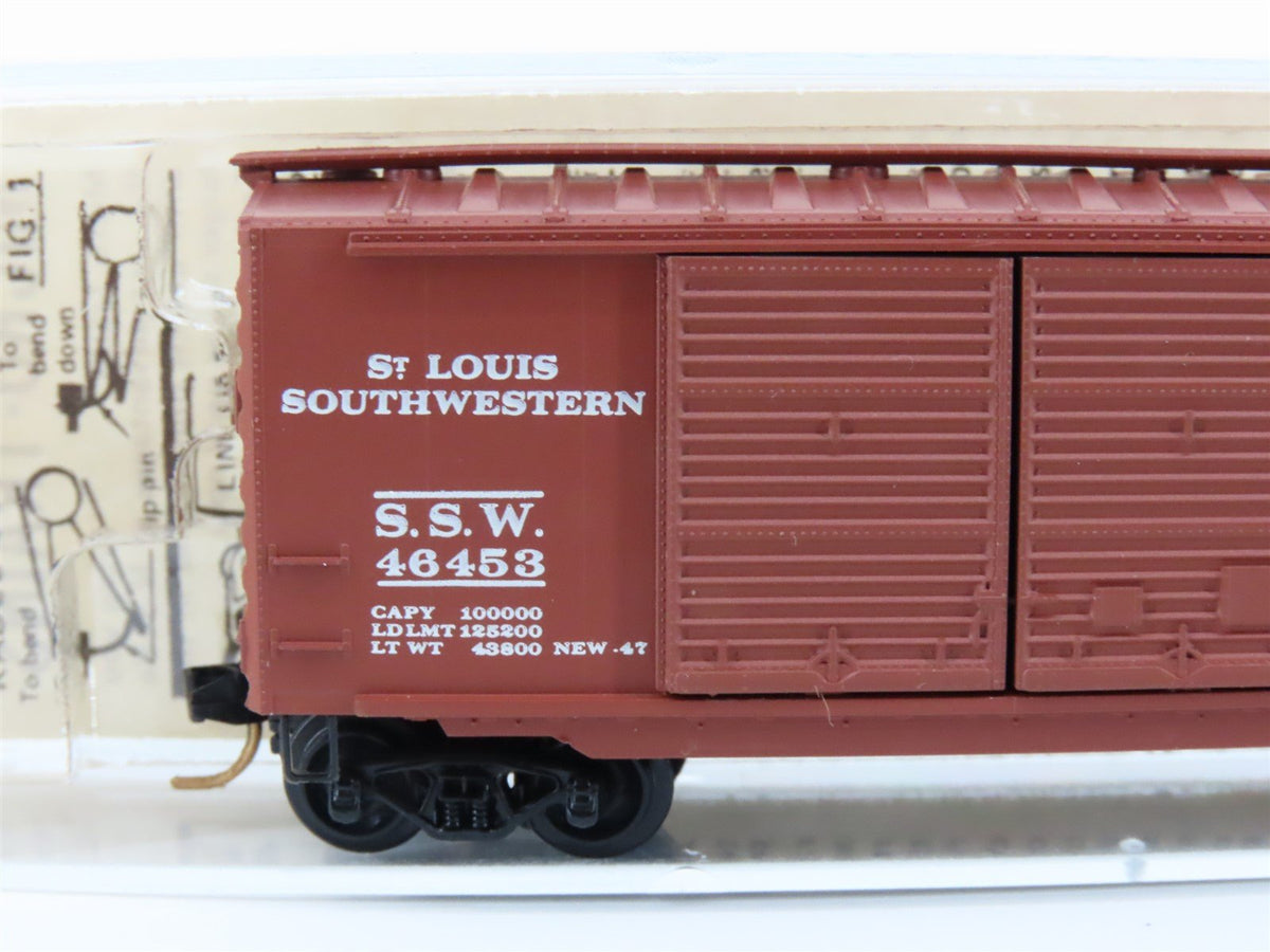 N Scale Kadee Micro-Trains MTL 23030 SSW Cotton Belt Route 40&#39; Box Car #46453