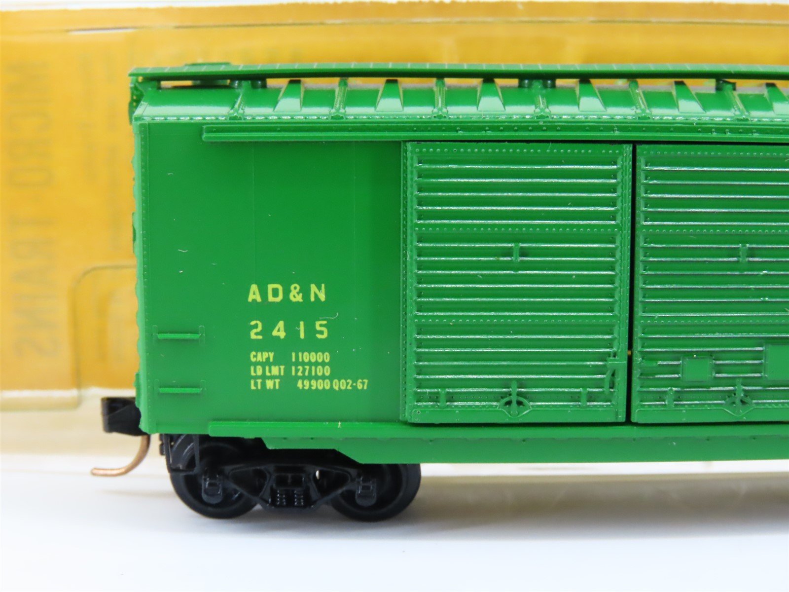 N Kadee Micro-Trains MTL 23011 AD&N Ashley Drew & Northern 40' Box Car #2415