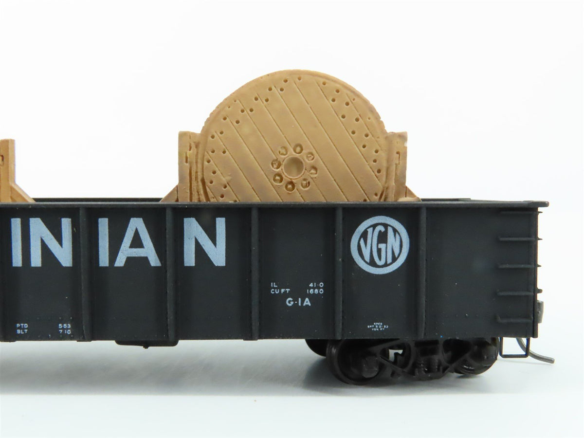 HO Scale Accurail 3735.3 VGN Virginian 41&#39; Gondola Car #4136 w/ Custom Load