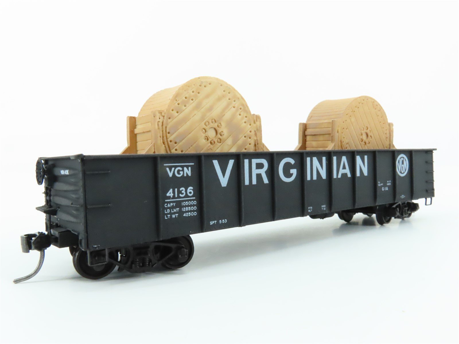 HO Scale Accurail 3735.3 VGN Virginian 41' Gondola Car #4136 w/ Custom Load