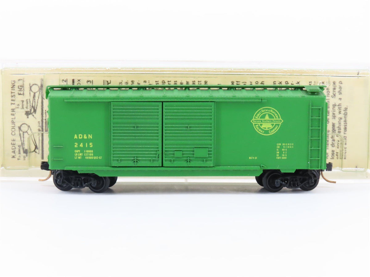 N Kadee Micro-Trains MTL 23010 AD&amp;N Ashley Drew &amp; Northern 40&#39; Box Car #2415