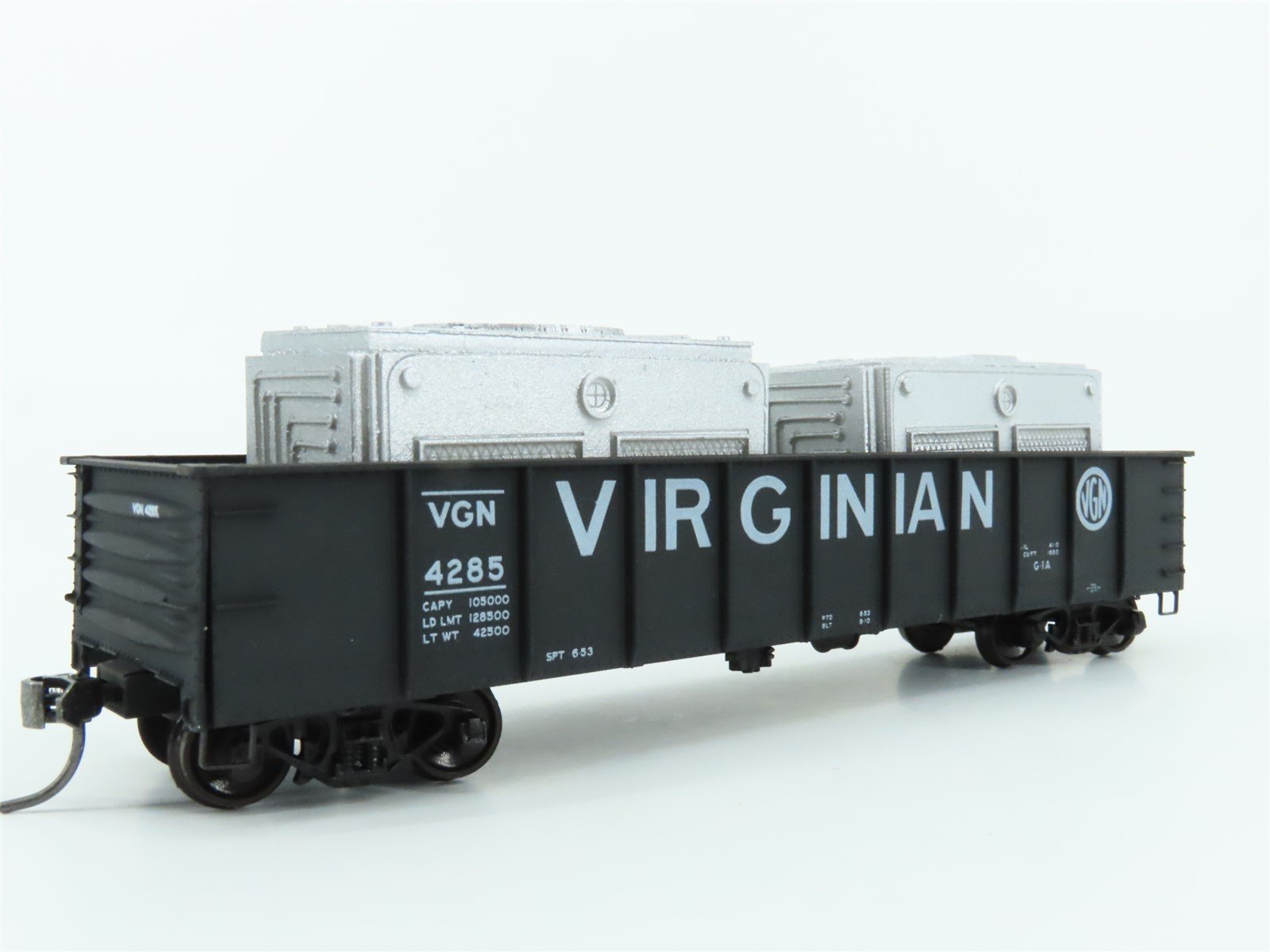 HO Scale Accurail 3735.3 VGN Virginian 41' Gondola Car #4136 w/ Custom Load