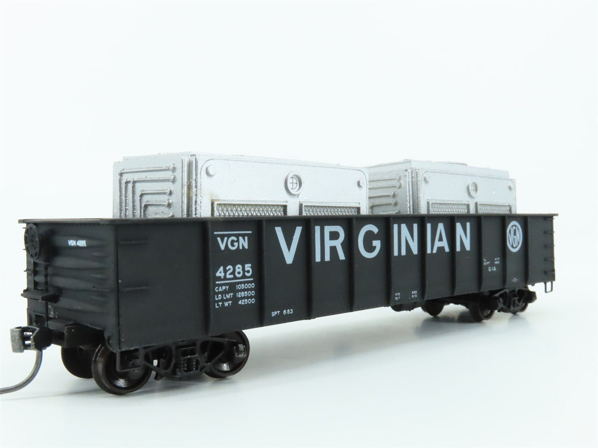 HO Scale Accurail 3735.3 VGN Virginian 41&#39; Gondola Car #4136 w/ Custom Load