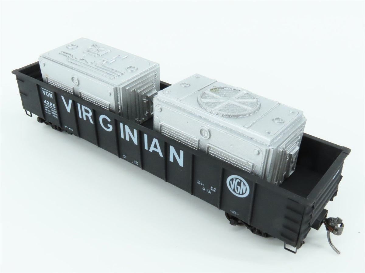 HO Scale Accurail 3735.3 VGN Virginian 41&#39; Gondola Car #4136 w/ Custom Load