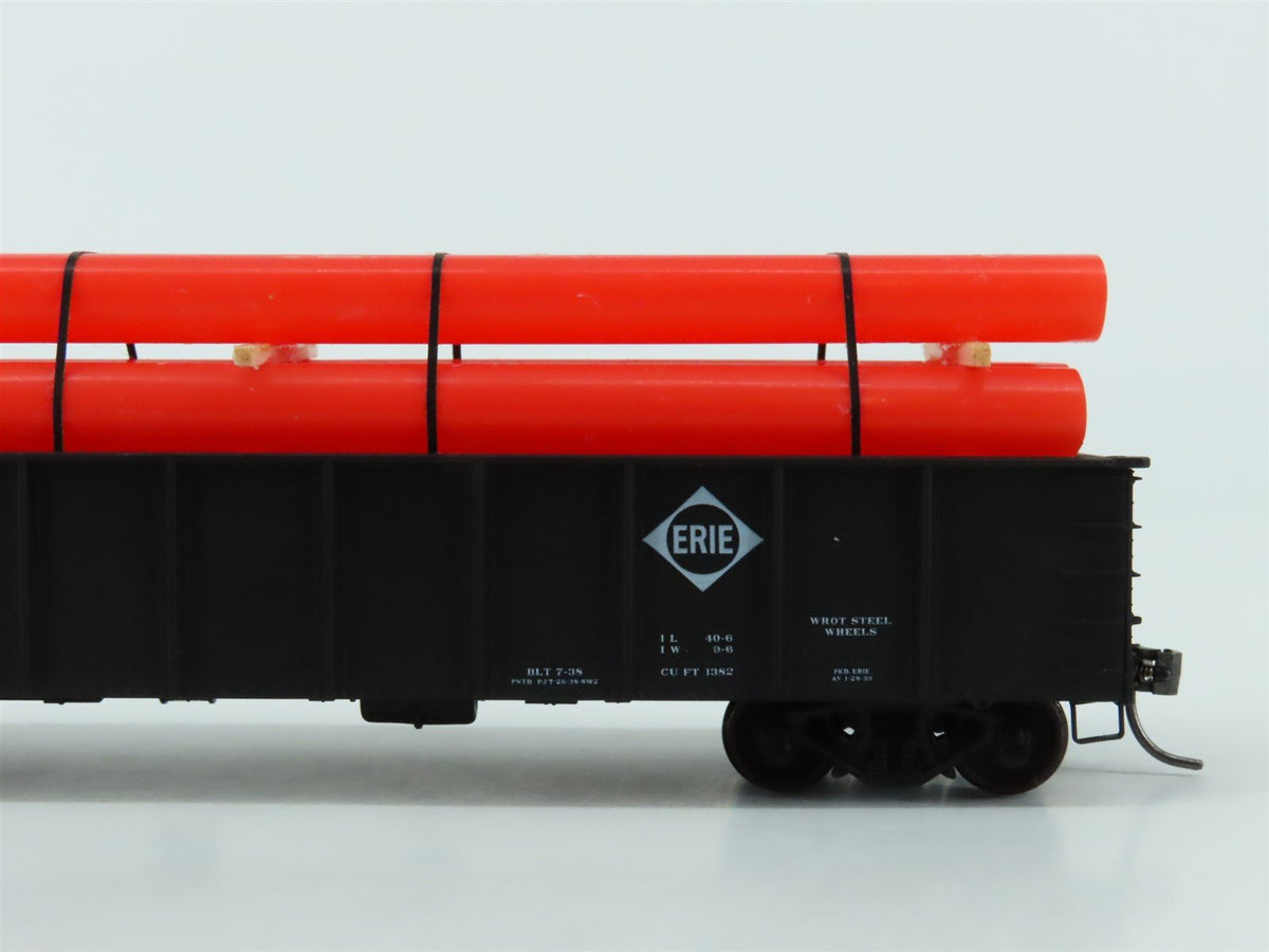 HO Scale Accurail 37554 Erie Railway 41&#39; Gondola Car #14387 w/ Custom Load