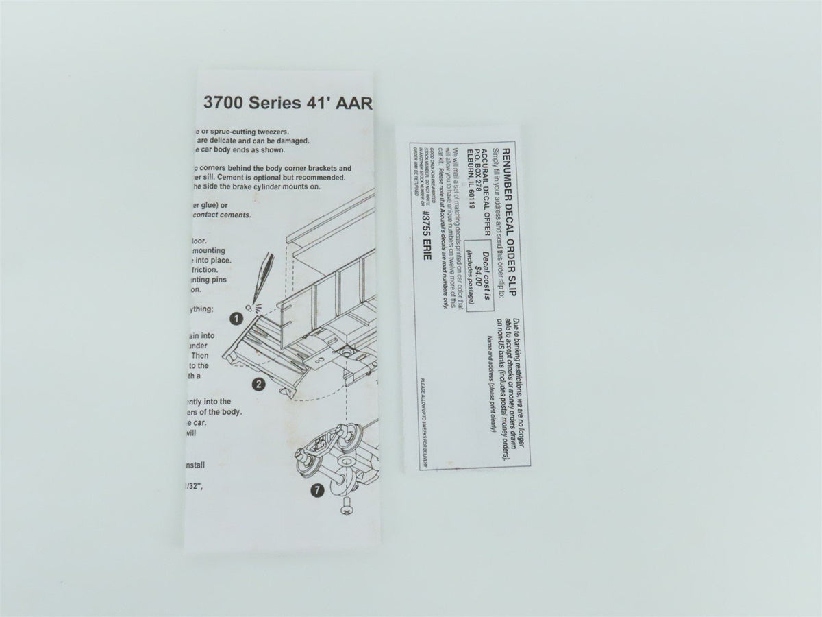 HO Scale Accurail 37554 Erie Railway 41&#39; Gondola Car #14387 w/ Custom Load