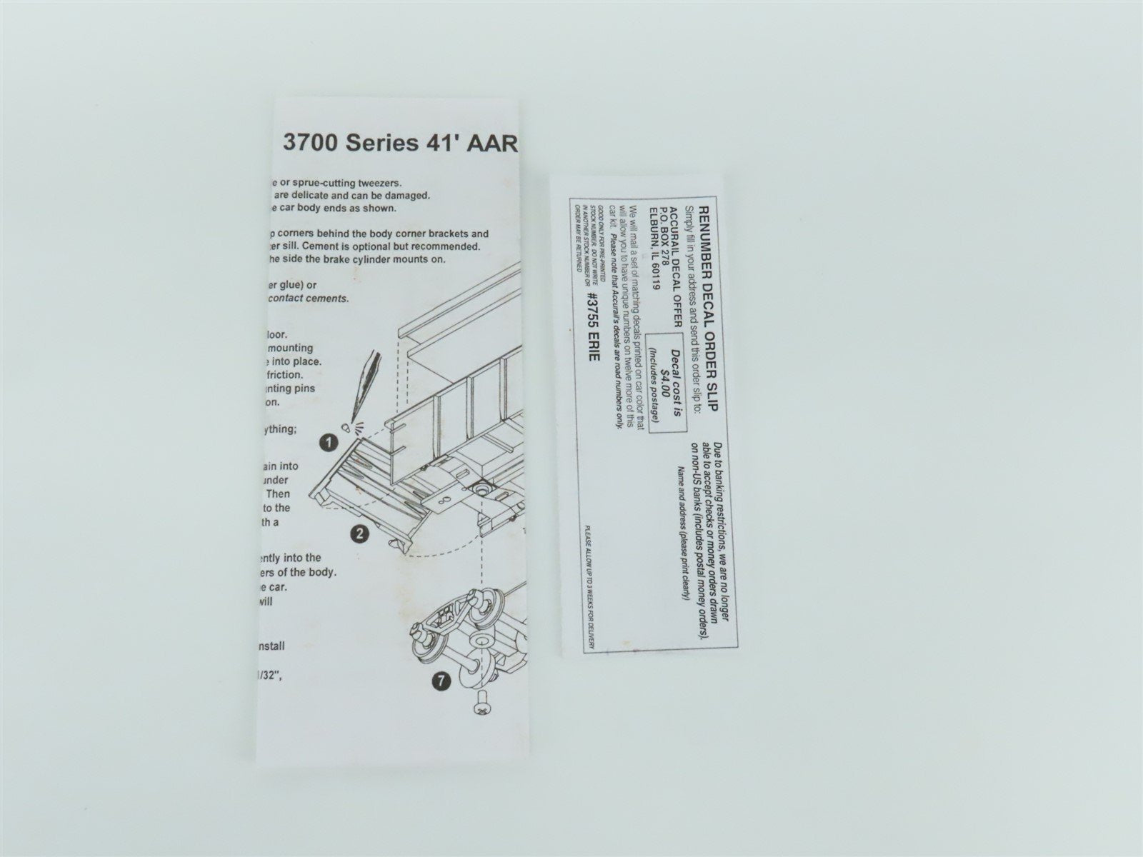 HO Scale Accurail 37554 Erie Railway 41' Gondola Car #14387 w/ Custom Load