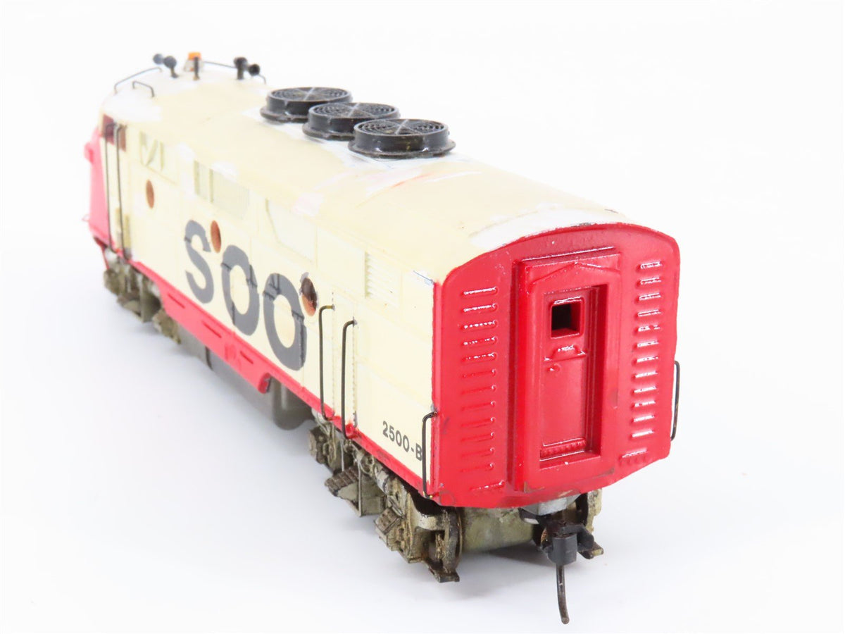 HO Scale Unbranded Diecast SOO Line Railroad EMD F3A Diesel - Custom