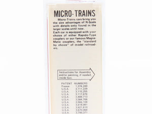 N Scale Kadee Micro-Trains MTL 38130 TPFX Triangle Pacific 50' Box Car #5518