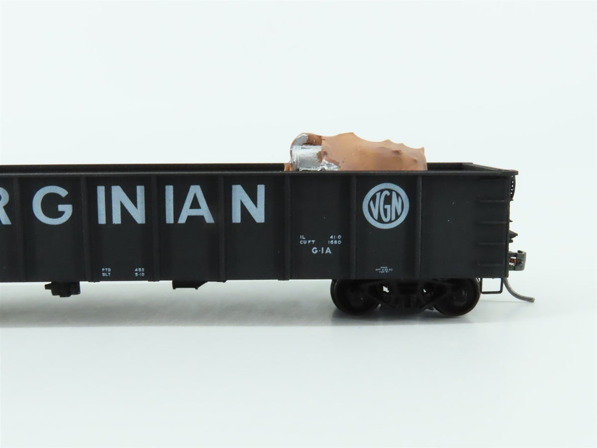 HO Scale Accurail 3735.1 VGN Virginian 41&#39; Gondola Car #4072 w/ Custom Load